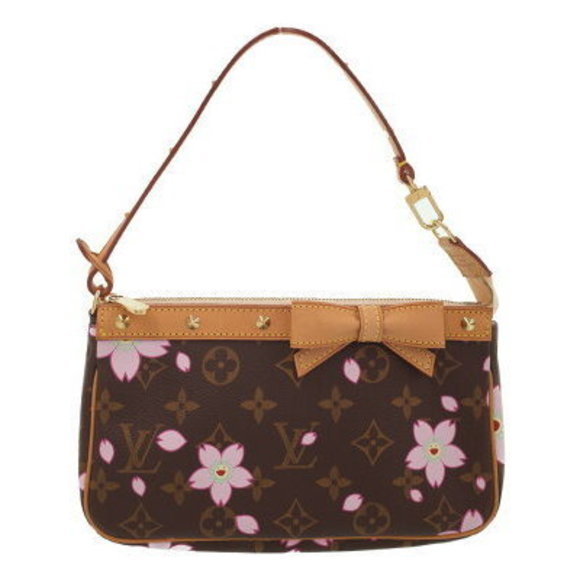 Louis Vuitton Monogram Cherry Blossom Pochette Accessoires Accessory Pouch - Picture 1 of 8